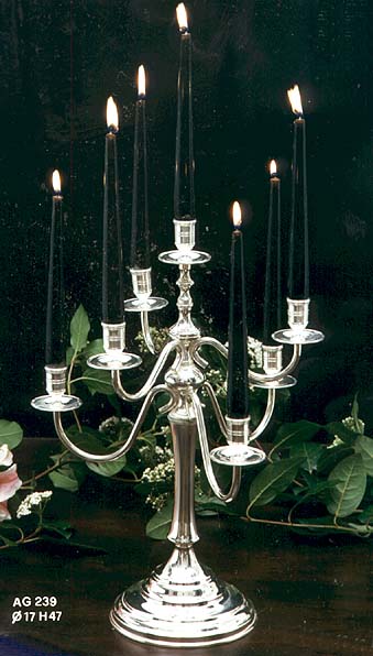 Candelabri in argento