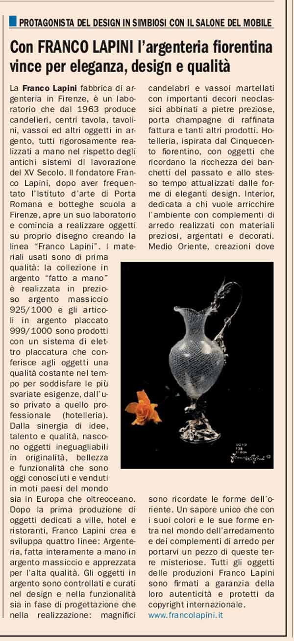 articolo lapini - il sole 24 ore
